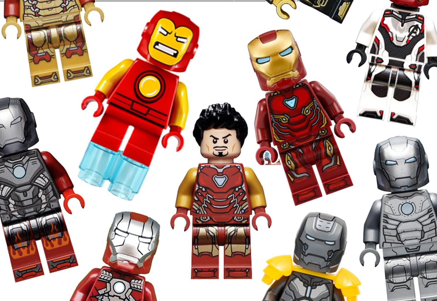 LEGO Iron Man Mark 5 Armour Minifigure Rare Armor Suit Endgame 