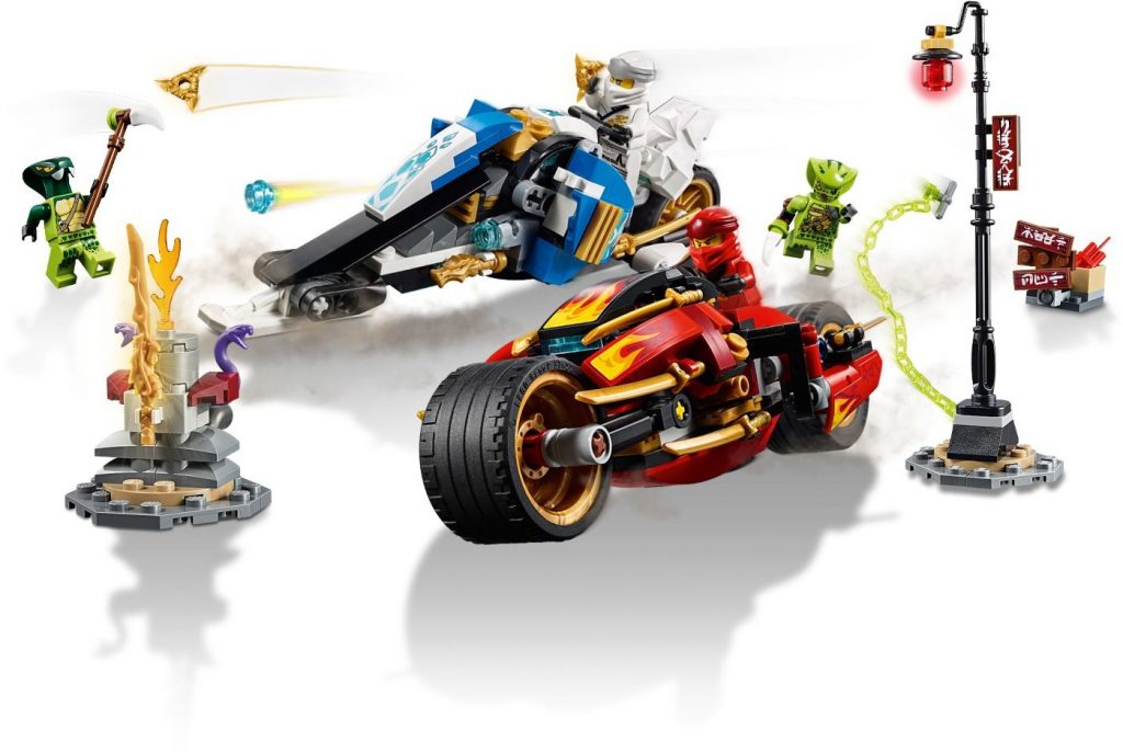 LEGO Ninjago 70667 Kai's Blade Cycle & Zane's Snowmobile 2019