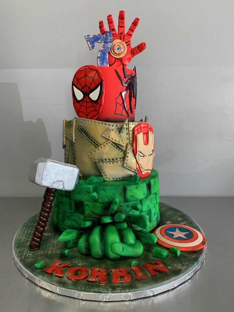 Avengers Theme Cake Designs 2022Avengers Marvel Superheros Birthday Cake  IdeasAvengers Cake Design  YouTube