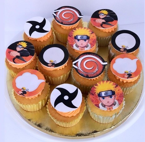 Naruto cupcake designs
