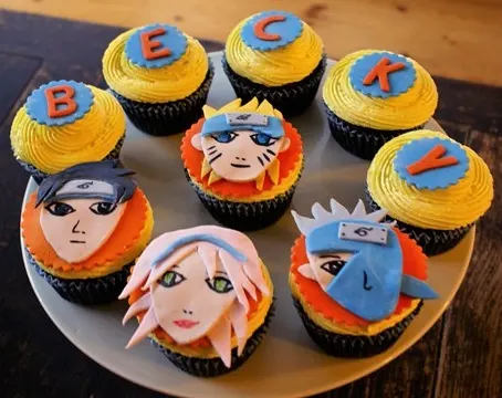 Naruto cupcakes by Coco Cake Land