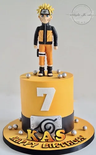 Naruto figure cake