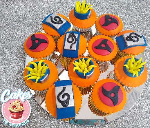 Simple Naruto cupcakes