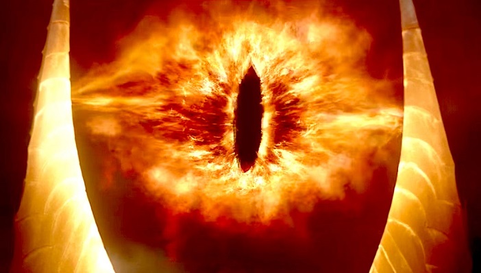 The Eye of Sauron on in The Lord of the Rings