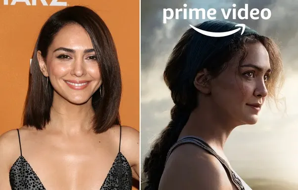 Actress Nazanin Boniadi who plays Bronwyn in The Rings of Power