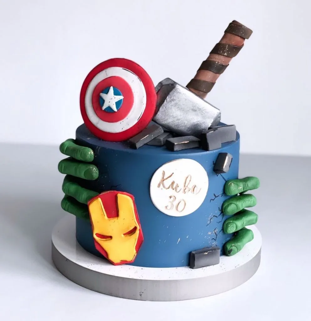 Amazon.com: Edible Superhero Logo Cupcake Topper 35x1.5 inch Wafer Paper  Avengers Edible Image Cupcake Decorations for Boys : Grocery & Gourmet Food