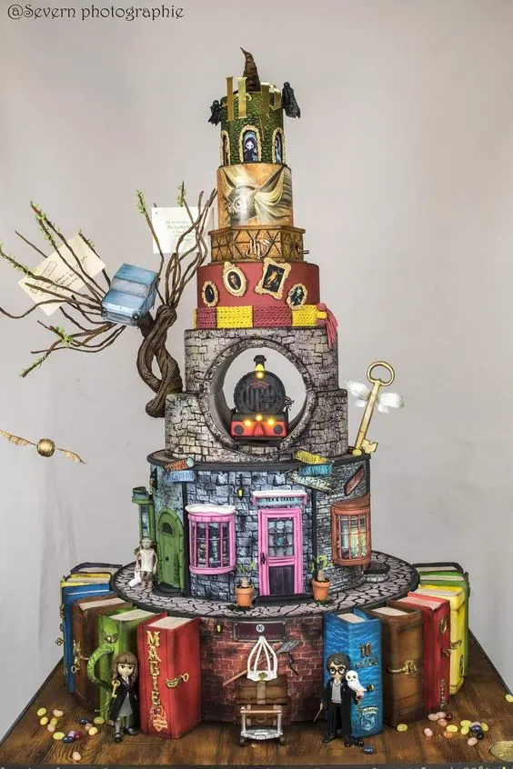 Built Like Hogwarts Cake