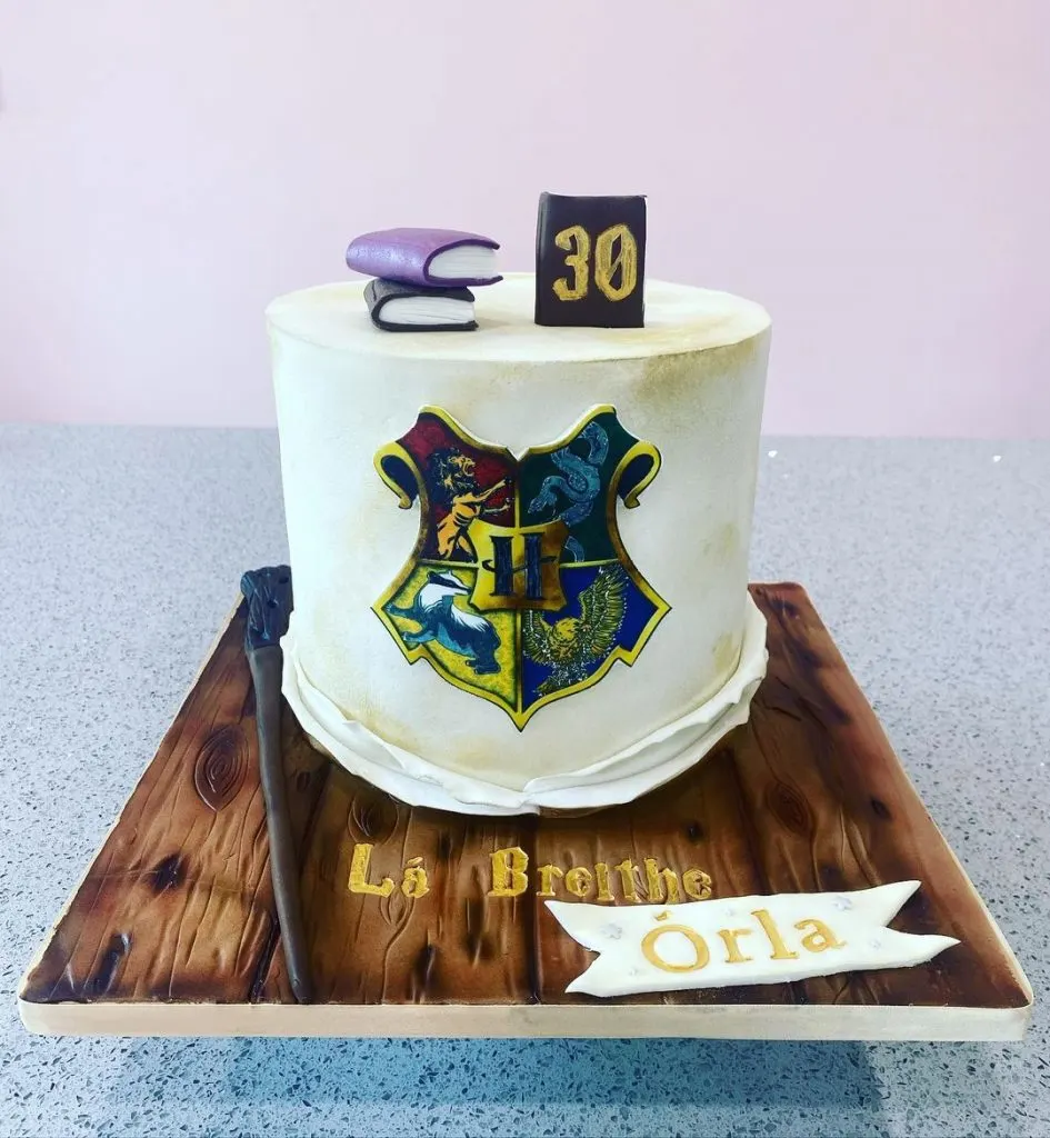 Four Houses of Hogwarts Cake
