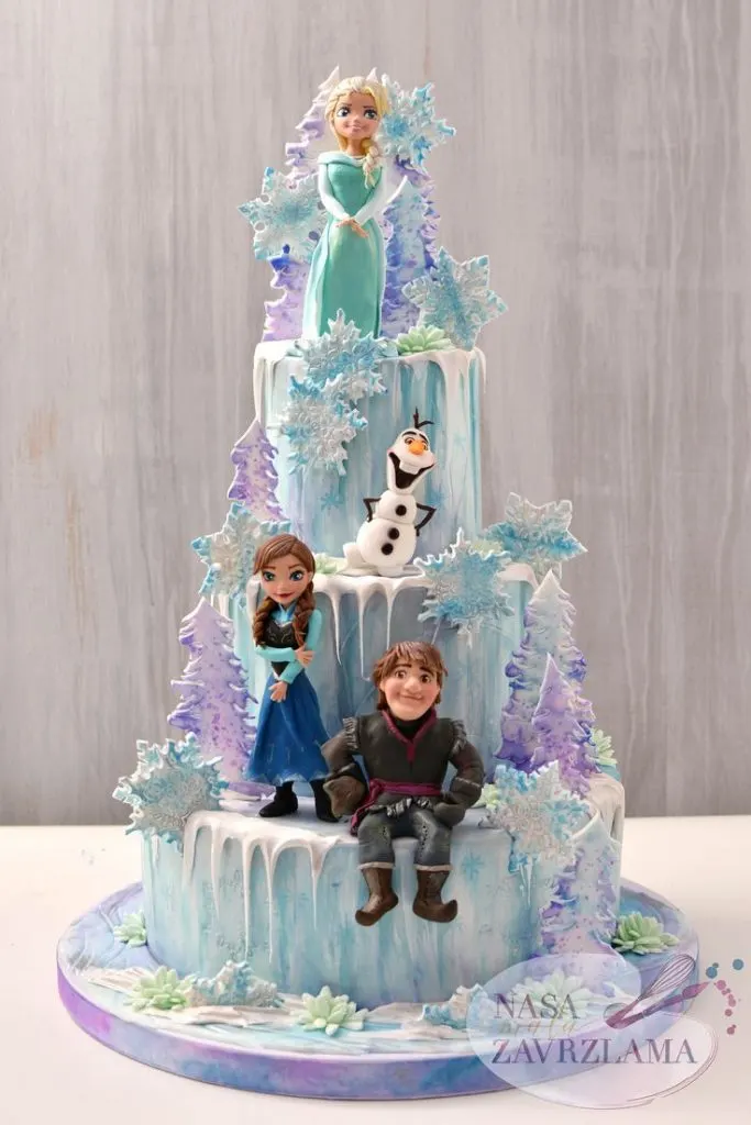 30 Best Frozen Themed Cake Ideas