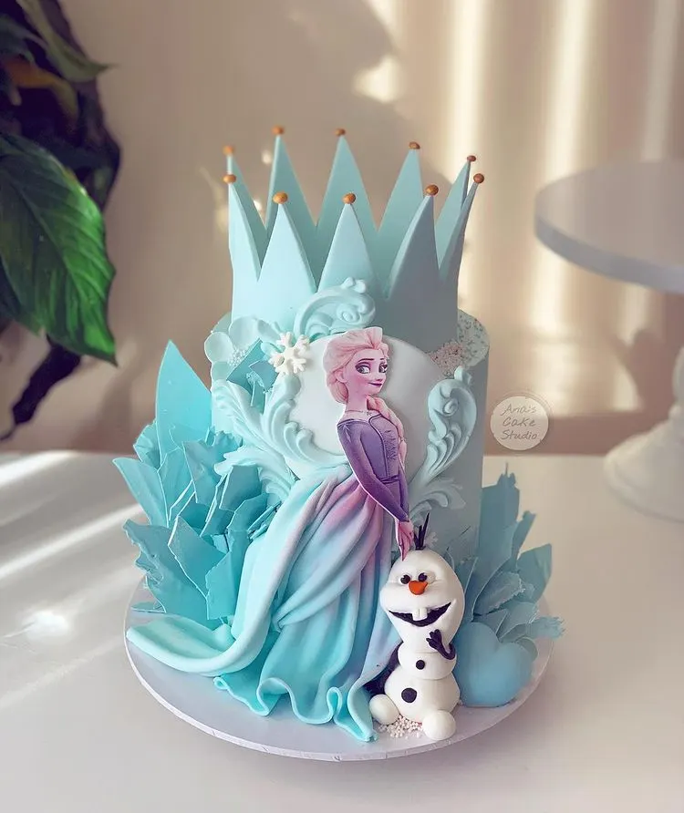 Frozen elsa theme cake 🎂 Chocolate 🍫 cake 🎂 #frozen #disney  #disneyprincess #frozenelsa #frozenelsacake #cakedecorating #cakedesign… |  Instagram