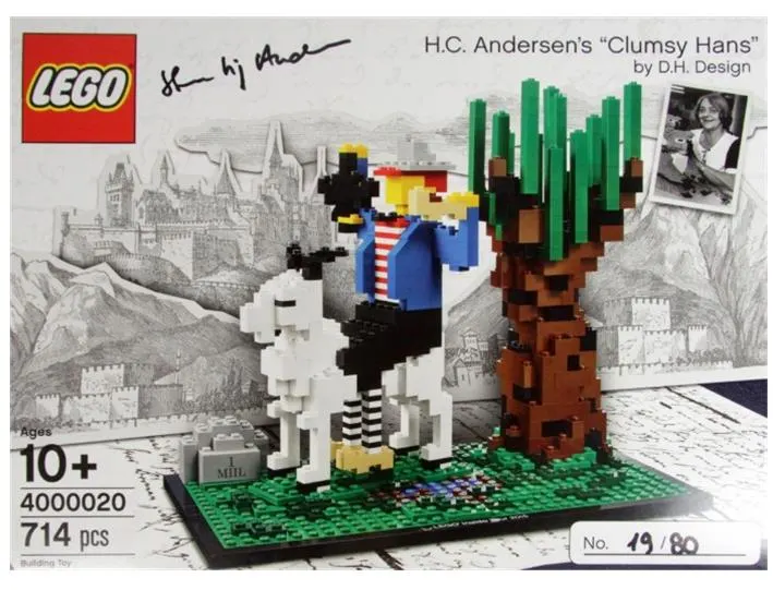 H.C. Andersen's "Clumsy Hans" LEGO sets