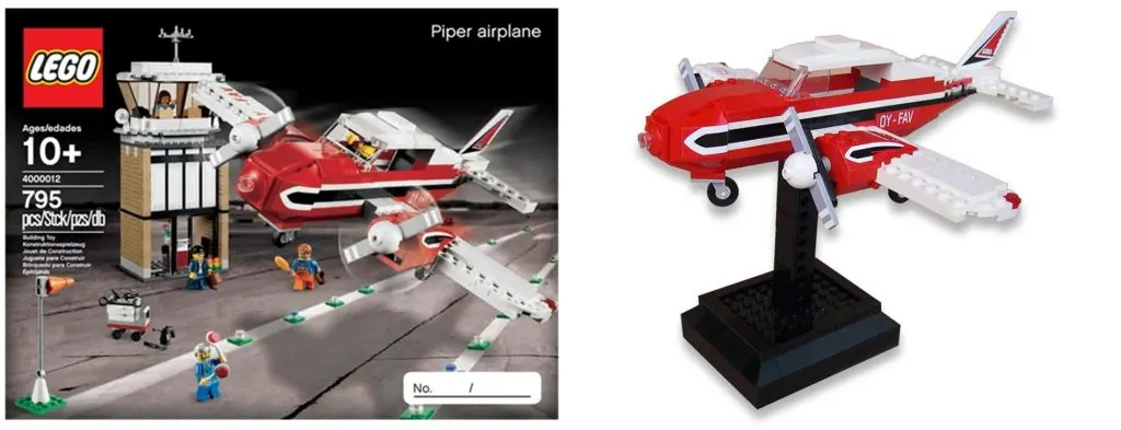 Piper Airplane LEGO sets
