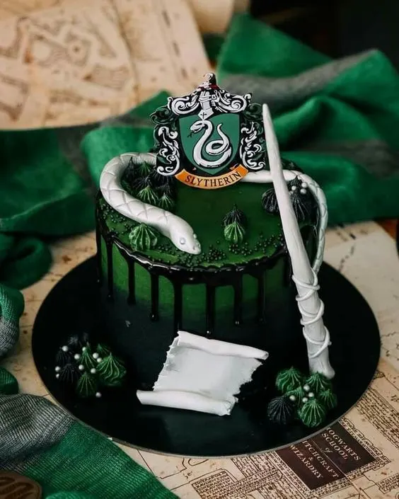 Proud Slytherin Cake
