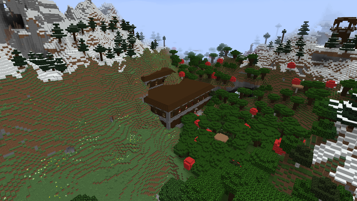 Woodland Mansion Top View