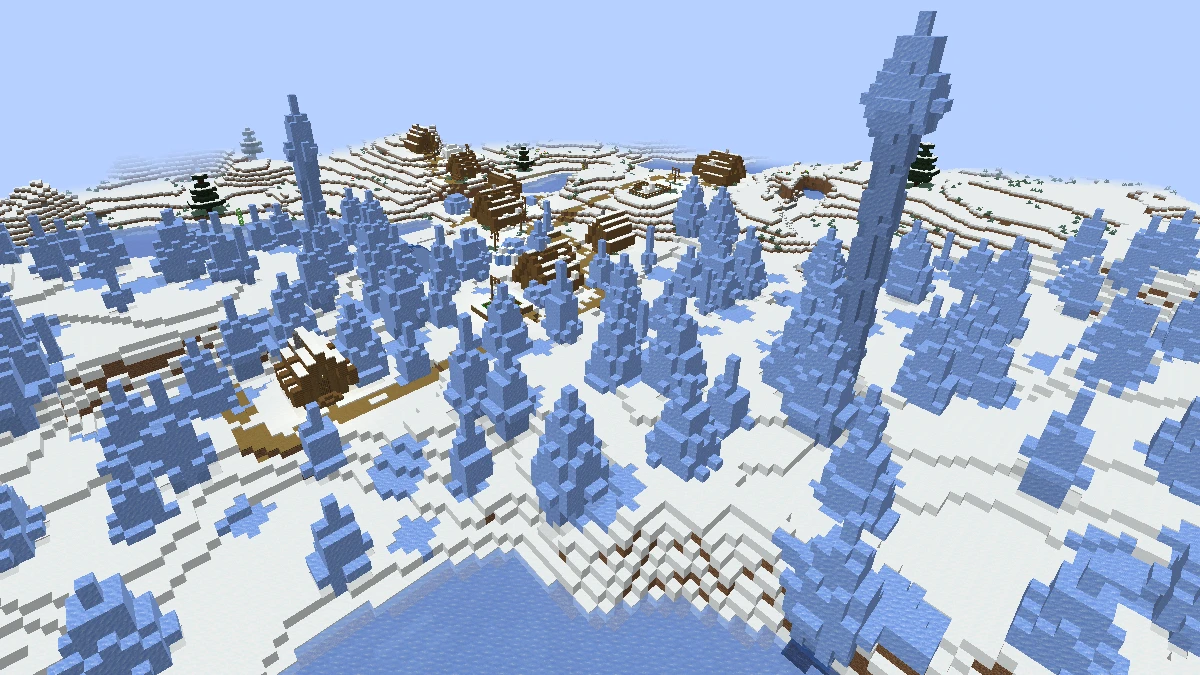 Ice Peaks With Village