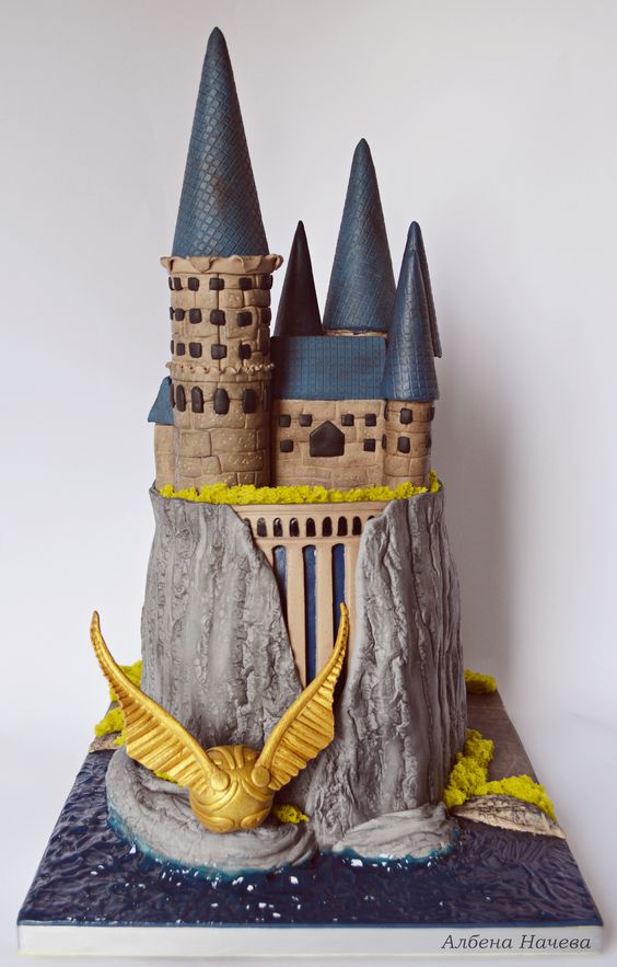 The Hogwarts Castle Cake