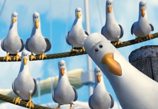 The “Mine!” Seagulls from the Finding Nemo animated movie