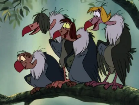 The Vulture Quartet from The Jungle Book animated movie