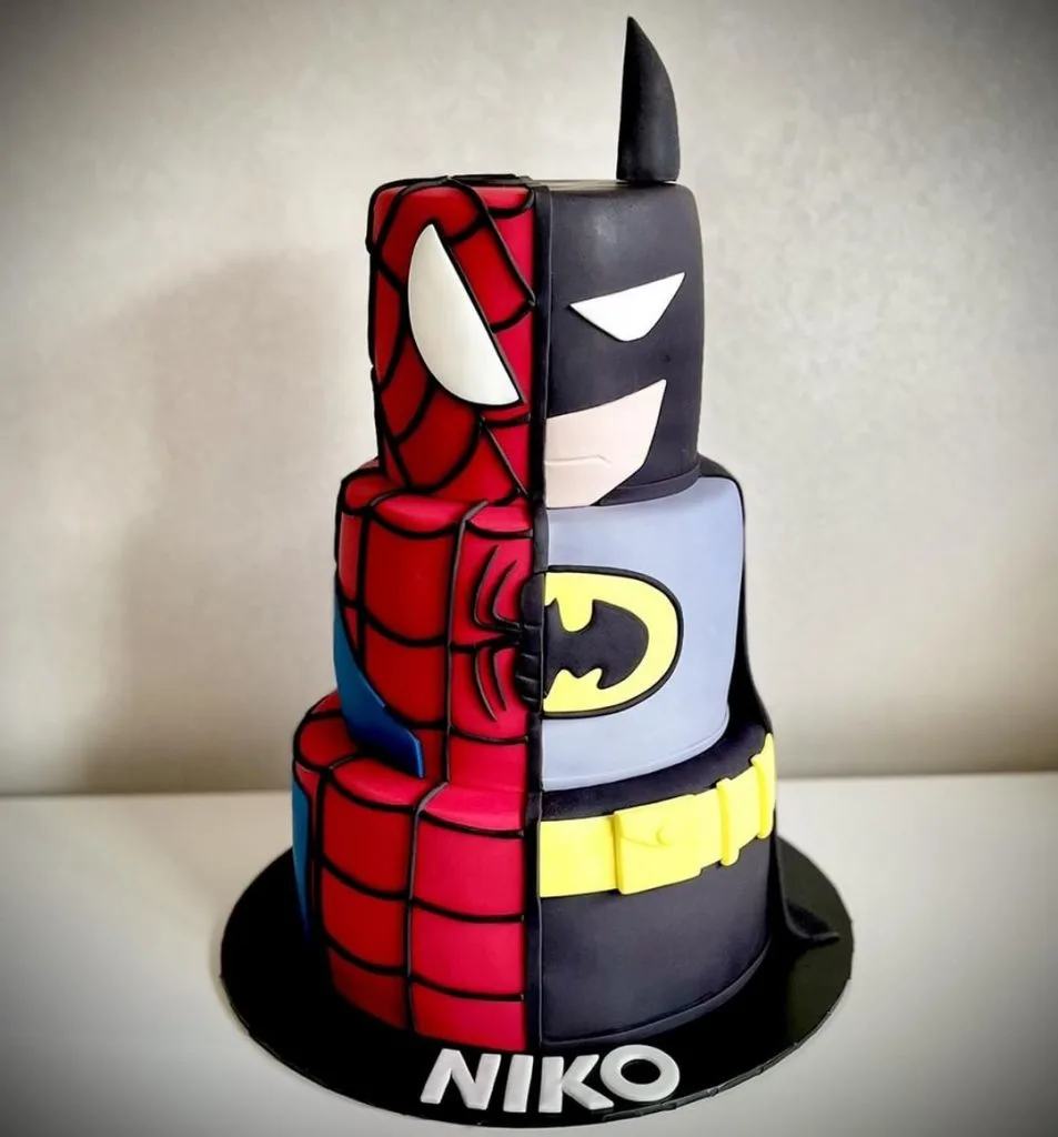 3pcs Cartoon Bat Happy Birthday Cupcake Topper Super Hero Birthday Cake  Topper For Kids Birthday Party Cake Decorations Supplies - Cake Decorating  Supplies - AliExpress
