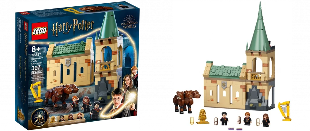 Hogwarts: FLuffy Encounter LEGO Harry Potter set