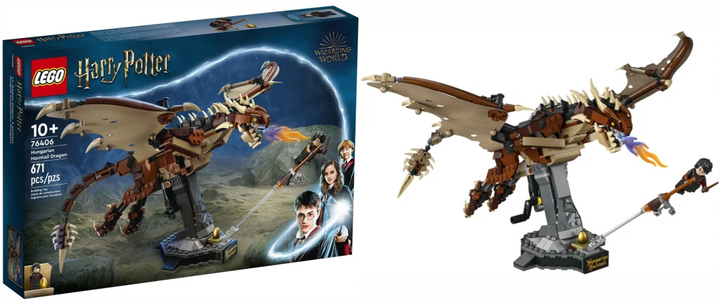 Hungarian Horntail Dragon LEGO Harry Potter set