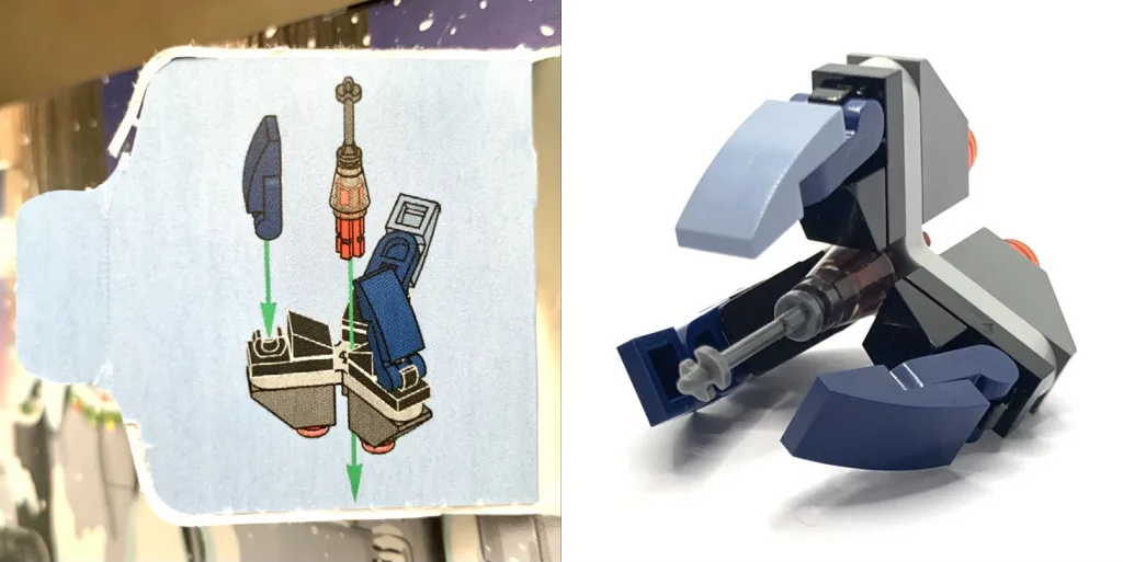 Day 3 - Droid tri-fighter from LEGO Star Wars 2022 Advent Calendar 75340