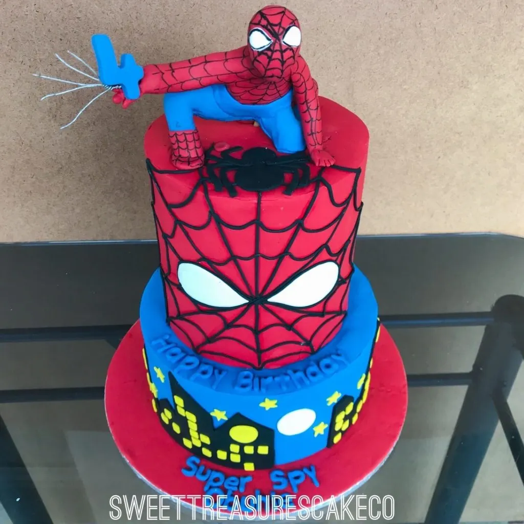 Amazon.com: 8.3 x 11.7 Inch Edible Square Cake Toppers – Spiderman Themed  Birthday Party Collection of Edible Cake Decorations : Grocery & Gourmet  Food
