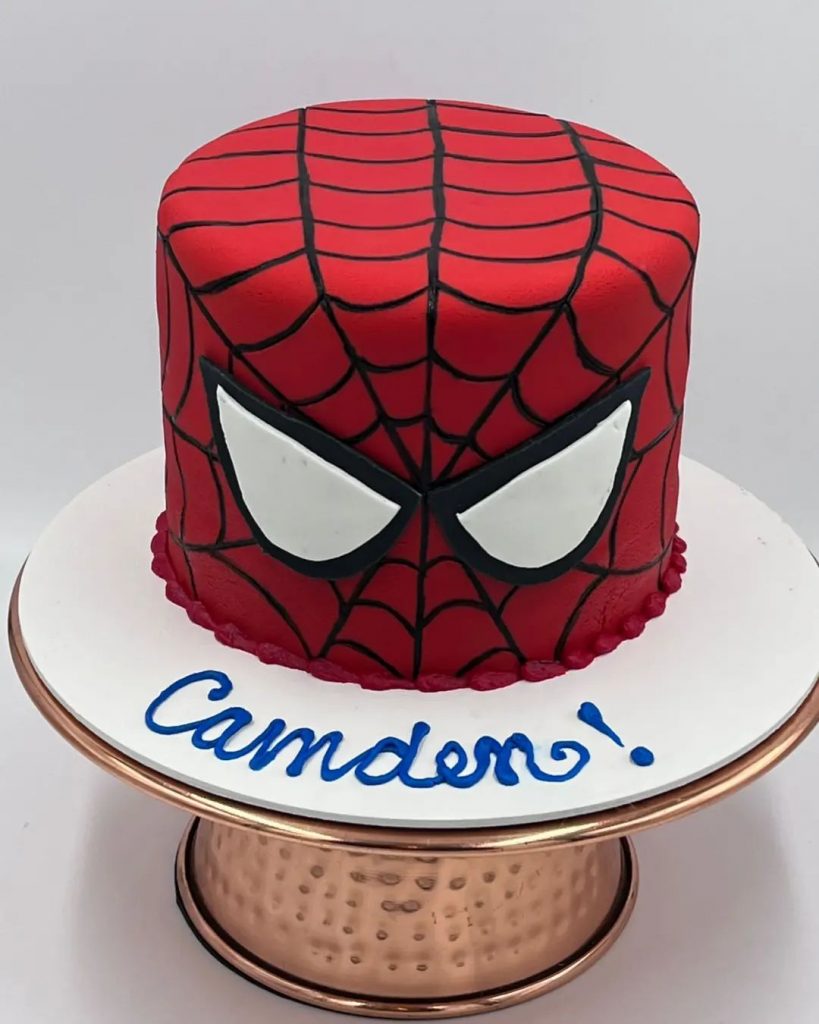 Spiderman Head Acrylic Cake Gem/topper- With or Without Stem – Delightful  Details