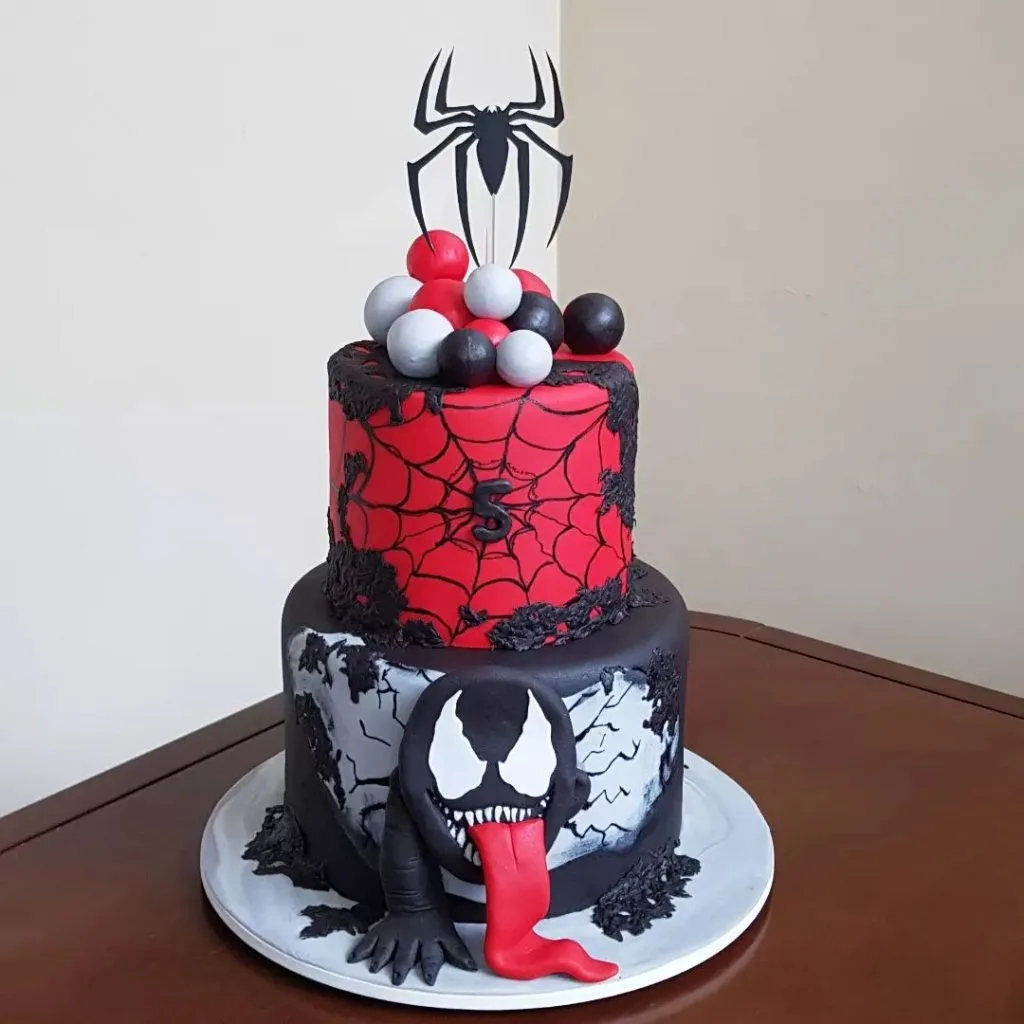 VENOM CAKE! | Spiderman Kids Cake ideas | Koalipops - YouTube