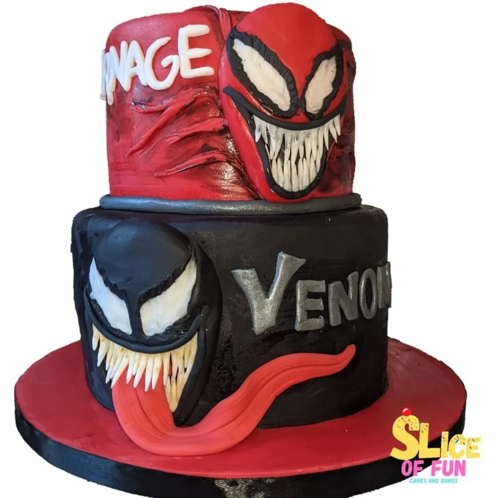 Venom Cake and Cupcake Toppers, Hobbies & Toys, Stationary & Craft,  Occasions & Party Supplies on Carousell