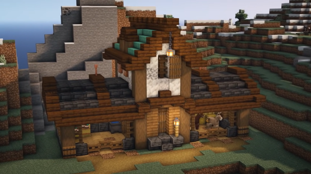Traditional Farmhouse in Minecraft
