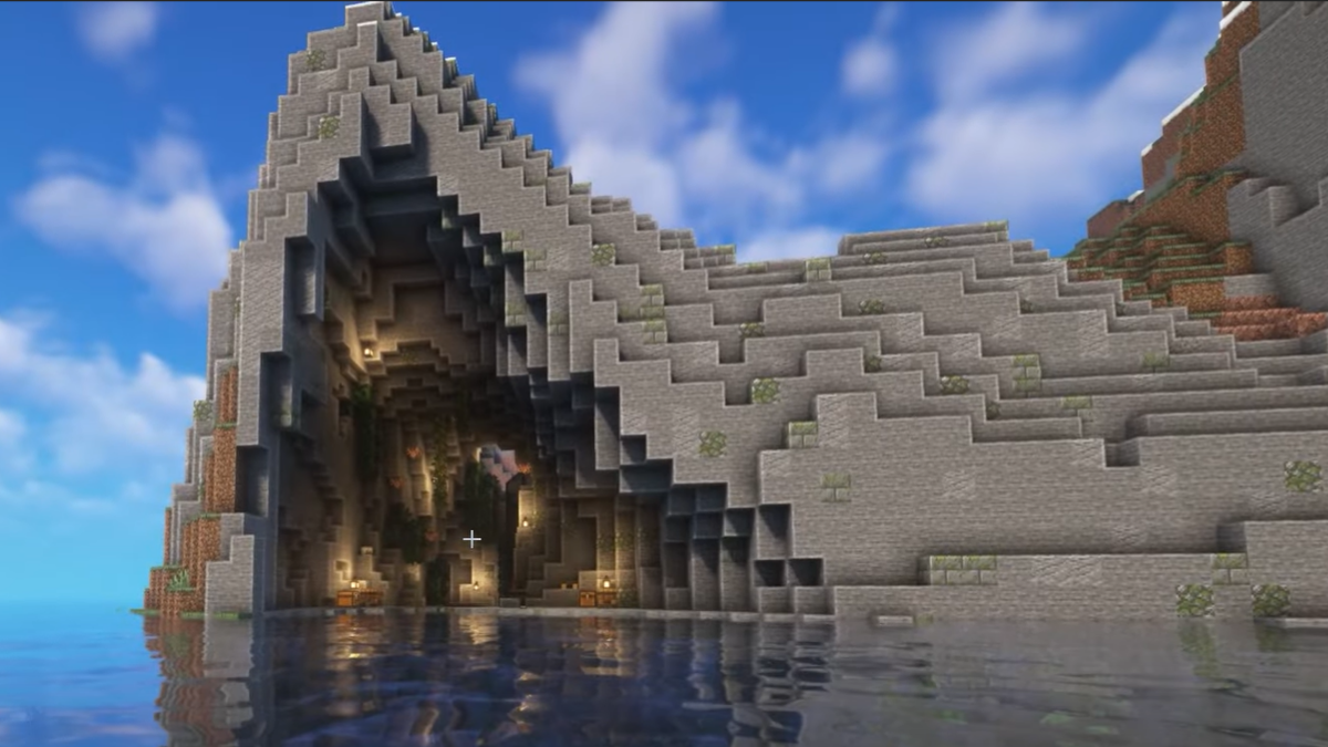 Cave House in Minecraft