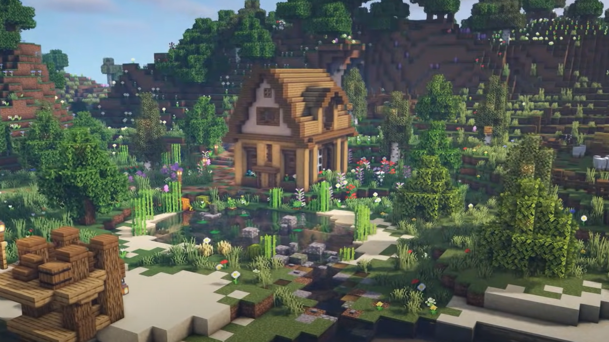 Nature Shrine in Minecraft