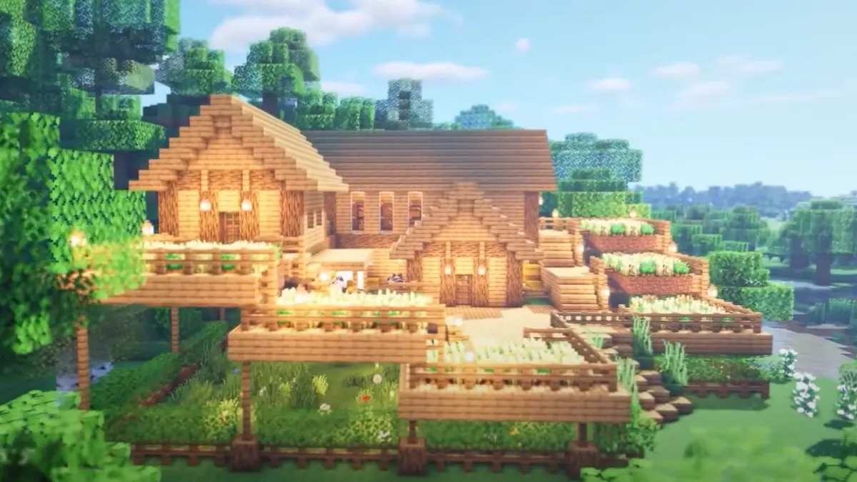 Wooden Abode in Minecraft
