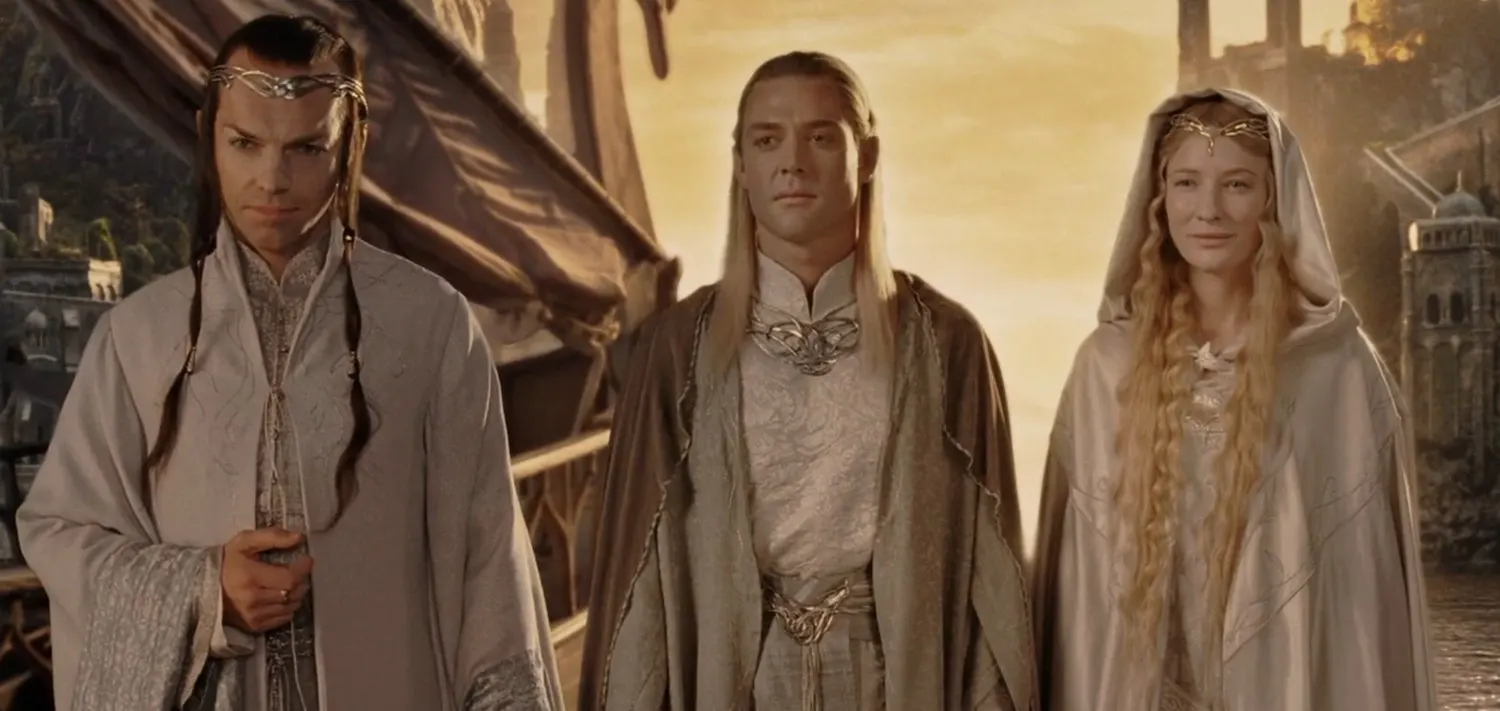 Elves as seen in Peter Jackson's Lord of the Rings: Return of the King film adaptation