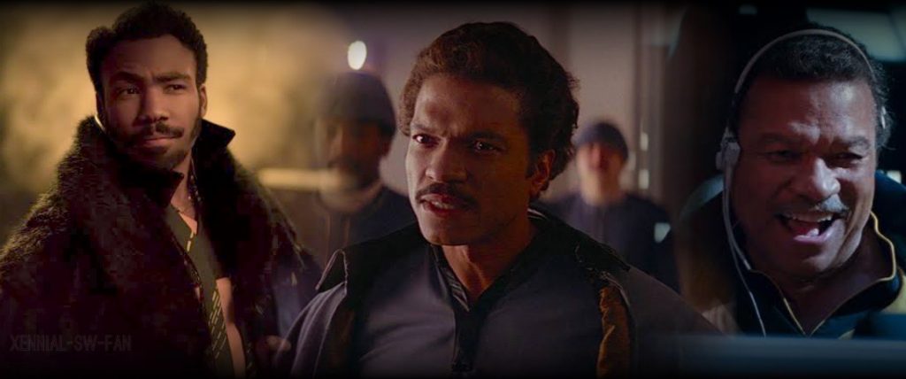 Lando in the Star Wars movies