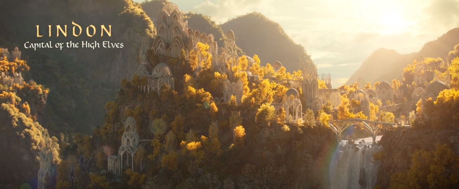 Lindon, Capital of the High Elves in Lord of the Rings: The Rings of Power TV series