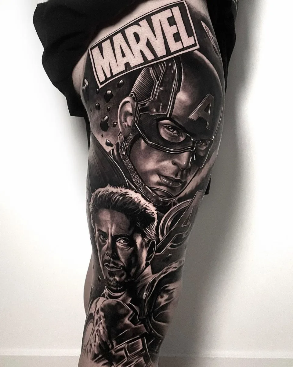50 Best Marvel Tattoos That Are Worthy of Any Superhero