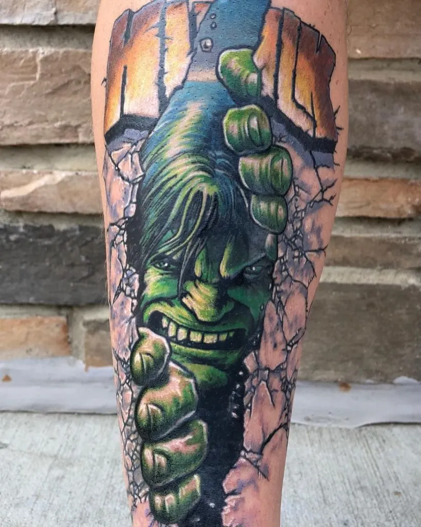 Tattoo uploaded by Sammi Sparkles • Cutest, grumpiest Hulk tattoo around! •  Tattoodo