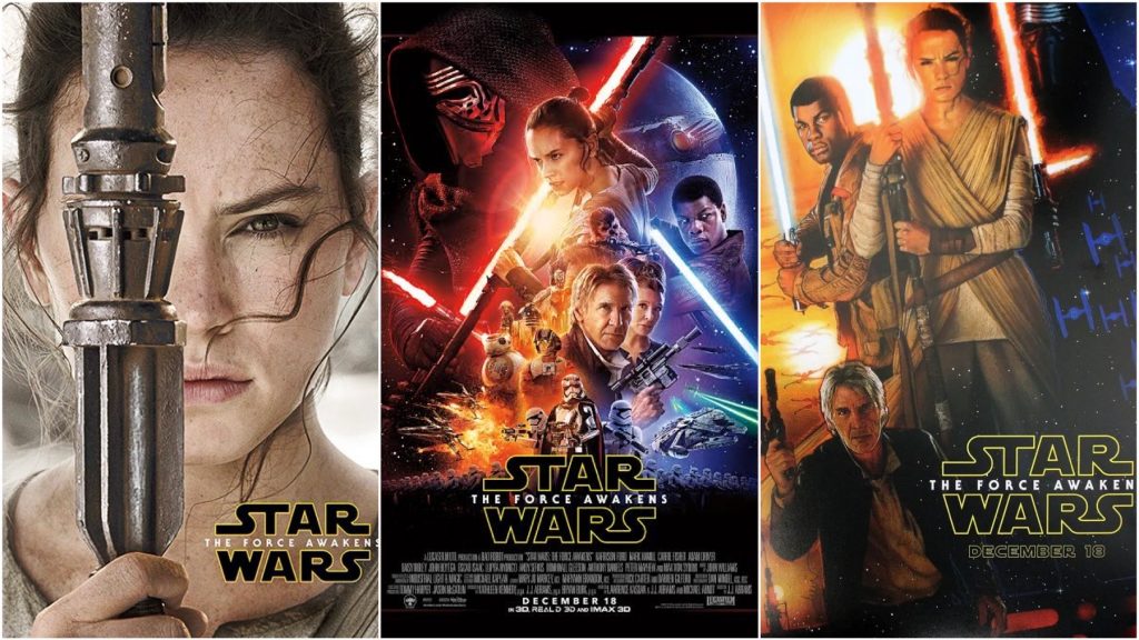 The Force Awakens posters