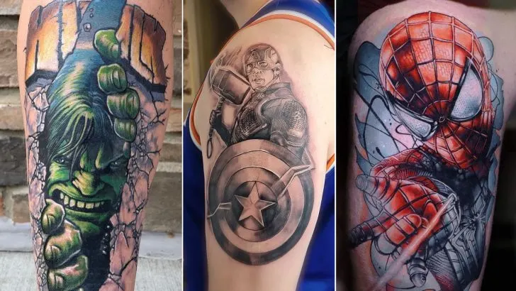 Three of the best Marvel tattoo ideas