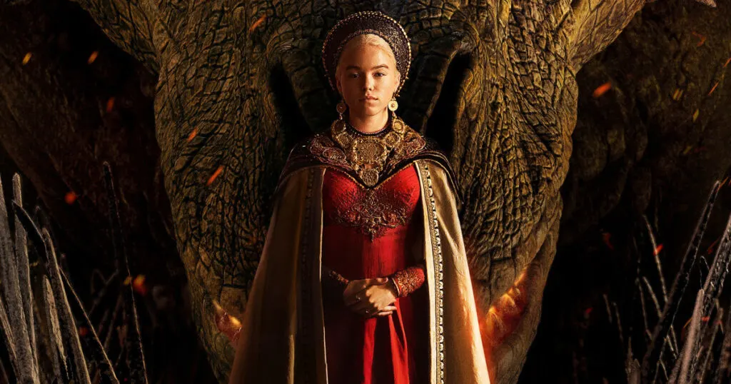 Milly Alcock as Rhaenyra Targaryen in House of the Dragon