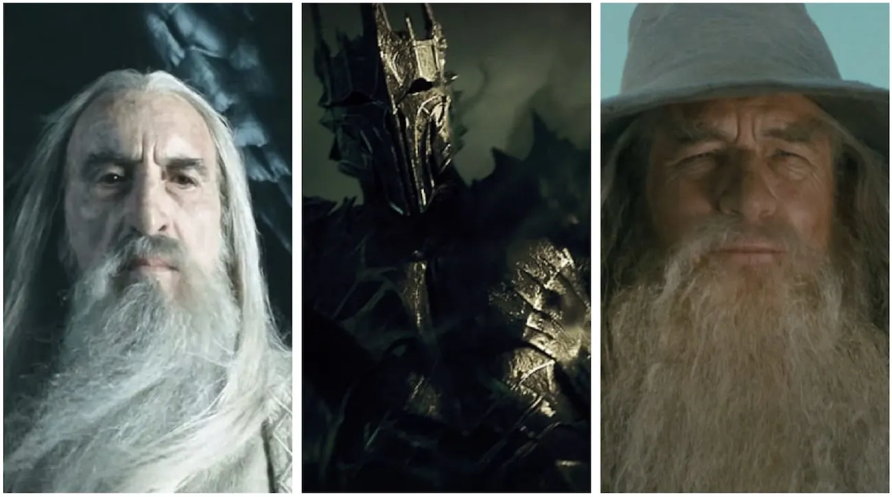 The Maiar in Peter Jackson's Lord of the Rings and The Hobbit trilogies