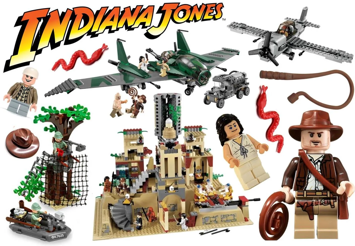 Lots of LEGO Indiana Jones sets