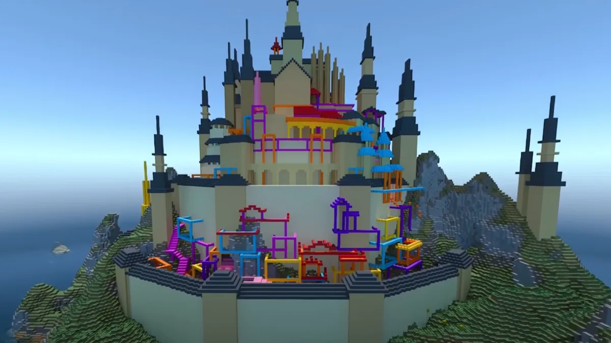 Disney Castle in Minecraft