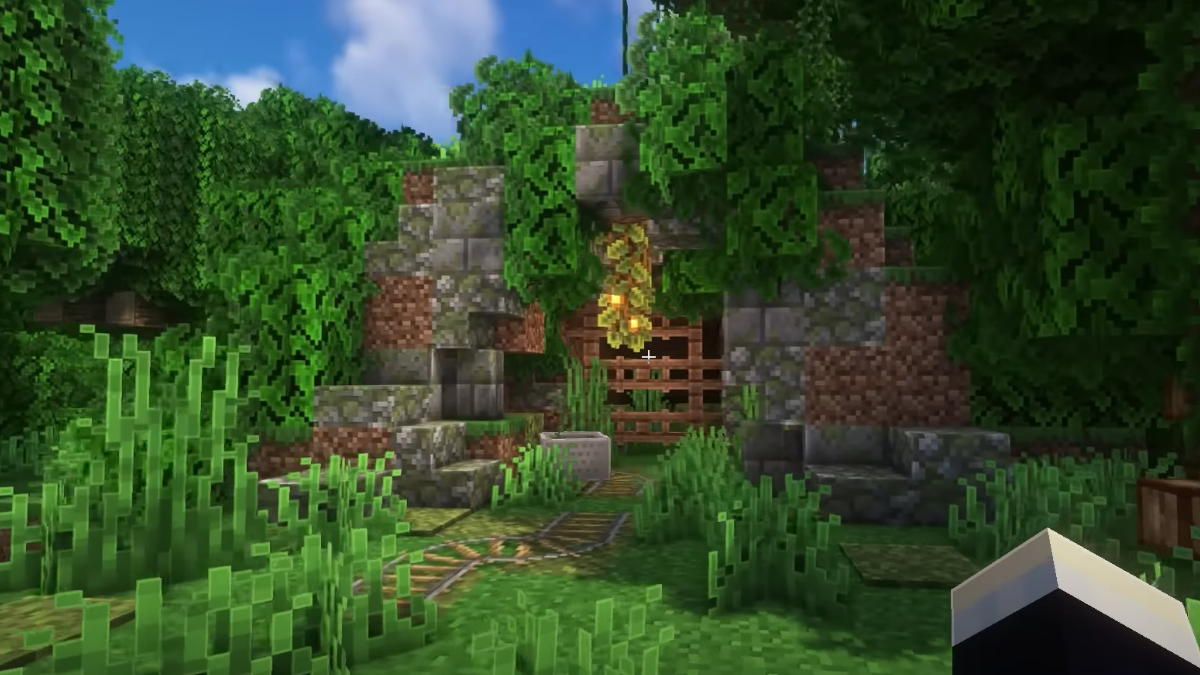 Jungle Mine Entrance in Minecraft