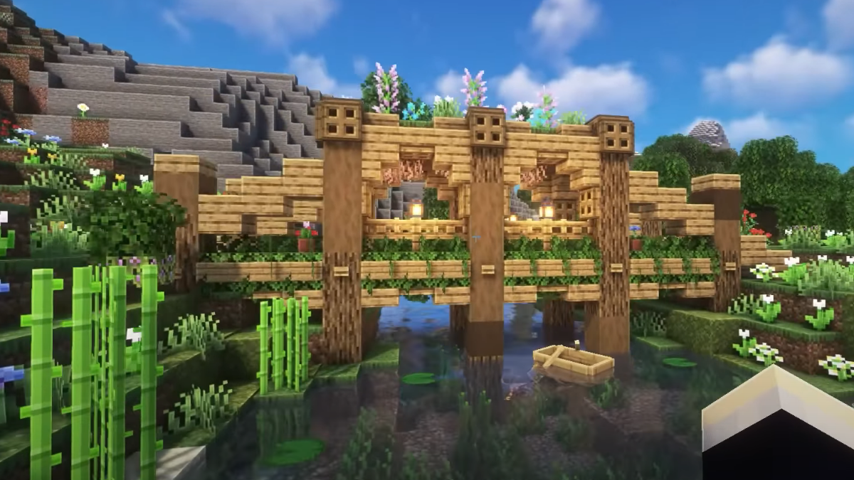 Wooden Bridge in Minecraft
