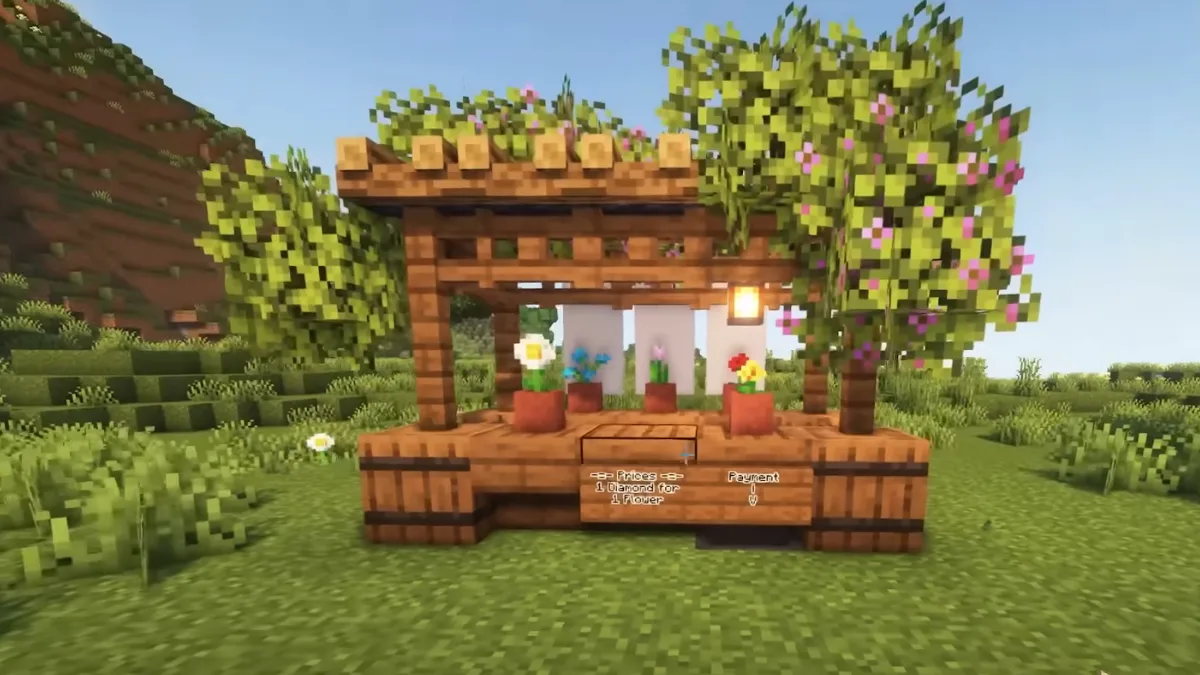 Flower Station in Minecraft