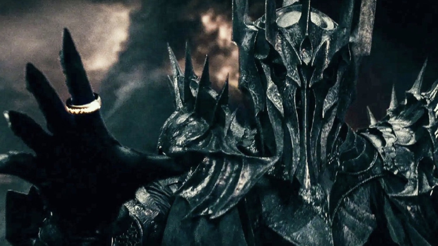 Sauron with the One Ring in Peter Jackson's the Lord of the Rings: Fellowship of the Ring