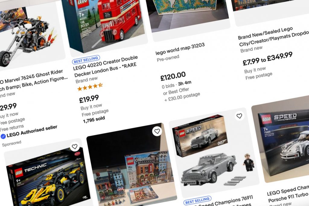 Cheap LEGO: Head to auction sites such as eBay